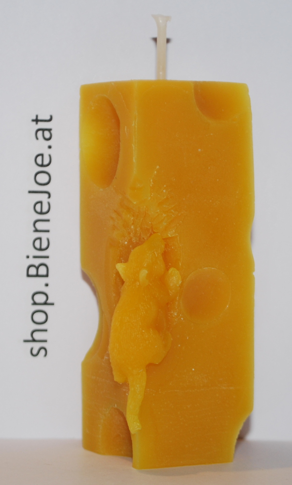 Honigkerze "Käse mit Maus"