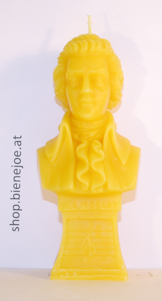 Honigkerze "Mozart" klein - zum Schließen ins Bild klicken