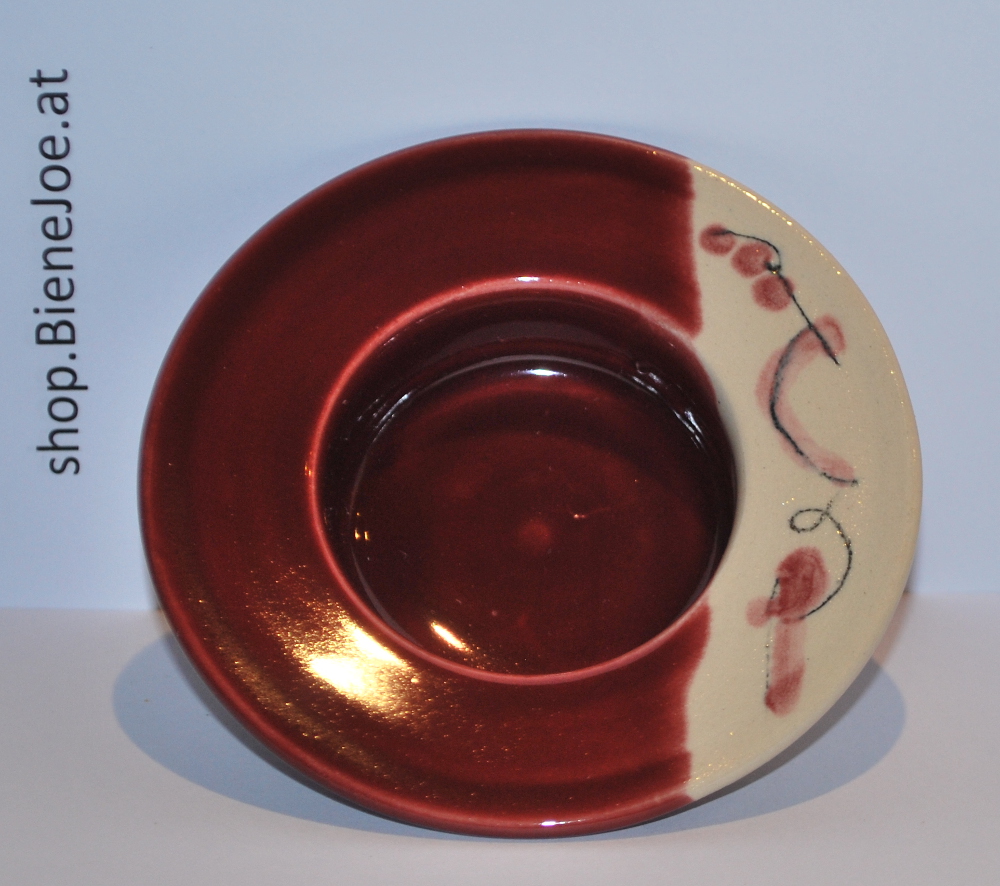 Keramik Untersetzer rot