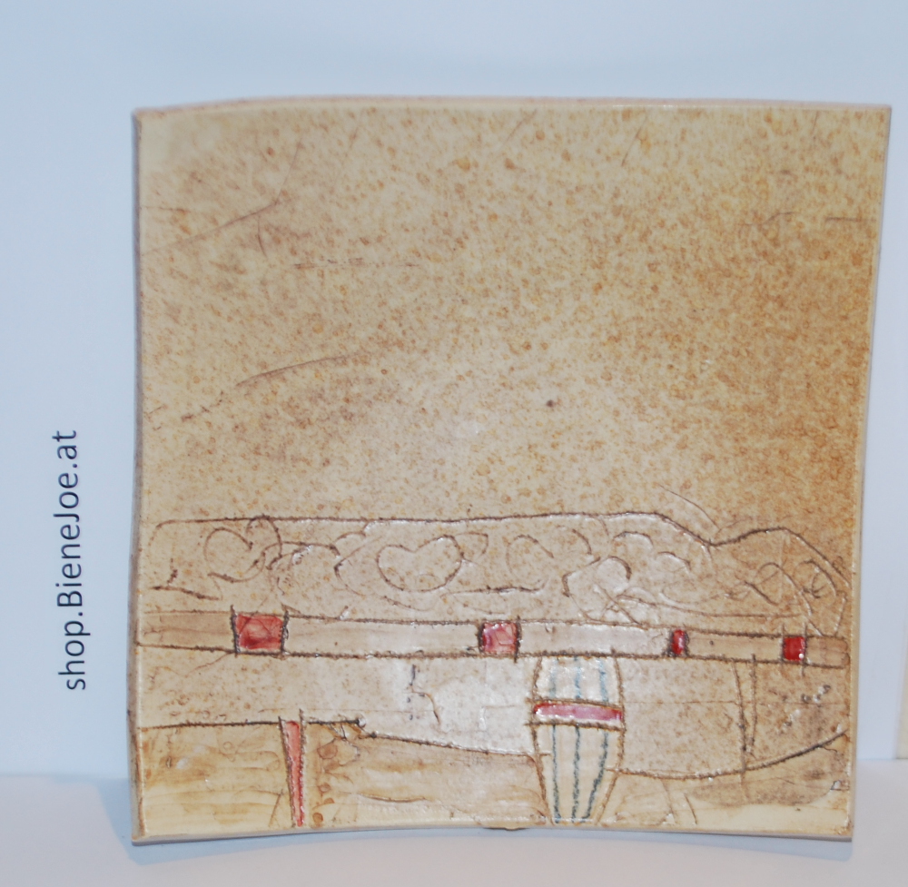 Keramikteller 10 x 10 cm