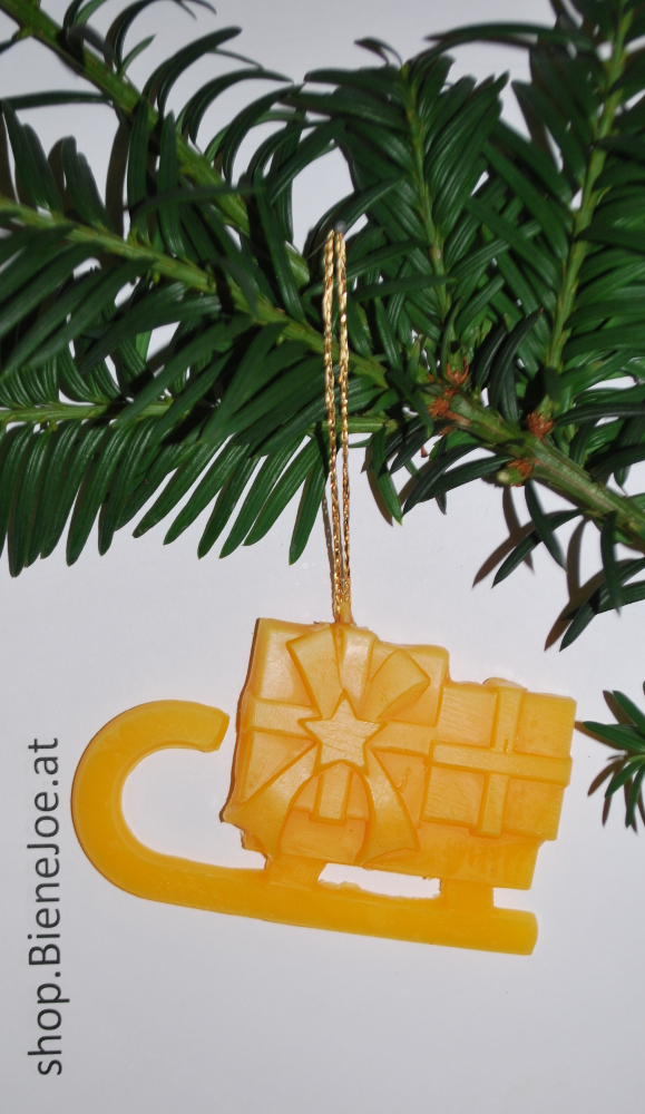 Christbaumanhänger Schlitten