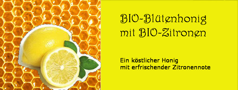 Bio-Blütenhonig 250 Gramm "Zitrone"