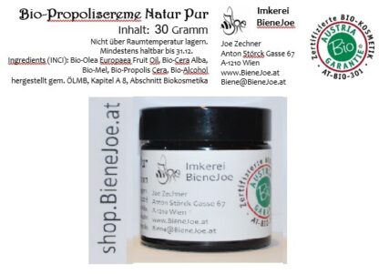 Bio-Propoliscreme Natur Pur