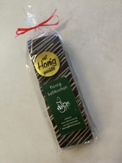 Honig-Lebkuchen mit Schokolade
