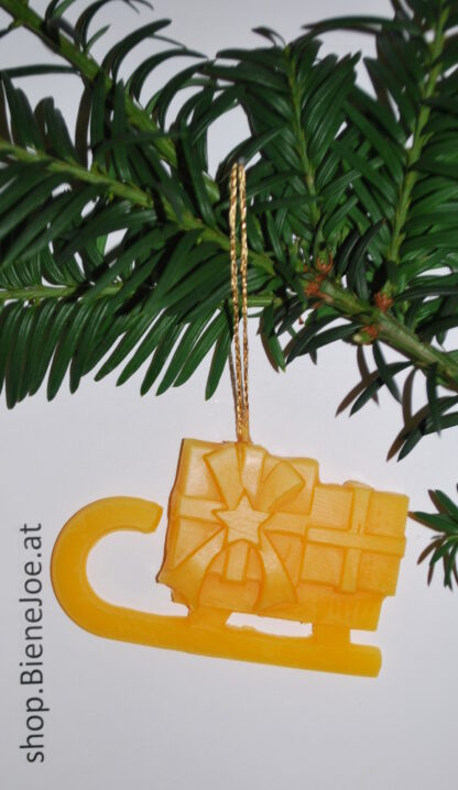 Christbaumanhänger Schlitten