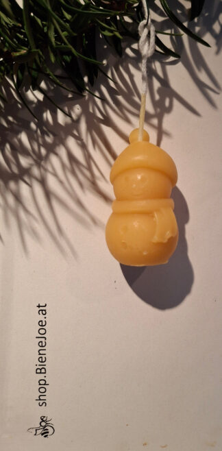 Mini-Schneemann als Christbaumschmuck